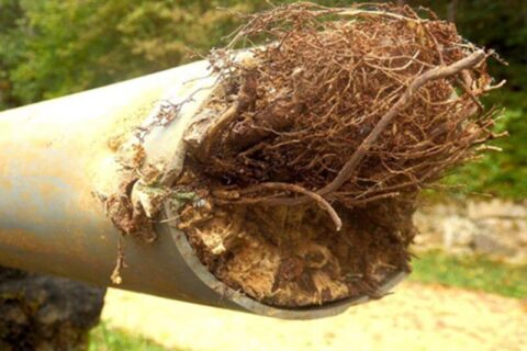 roots in your sewer line